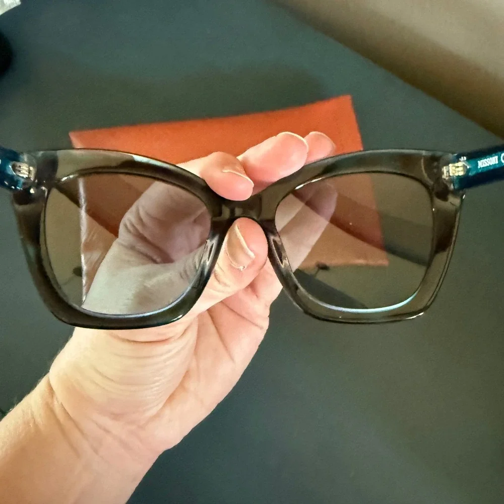Missoni New MIS 0112/S Cat Eye Sunglasses Tortoise Teal Blue‎
